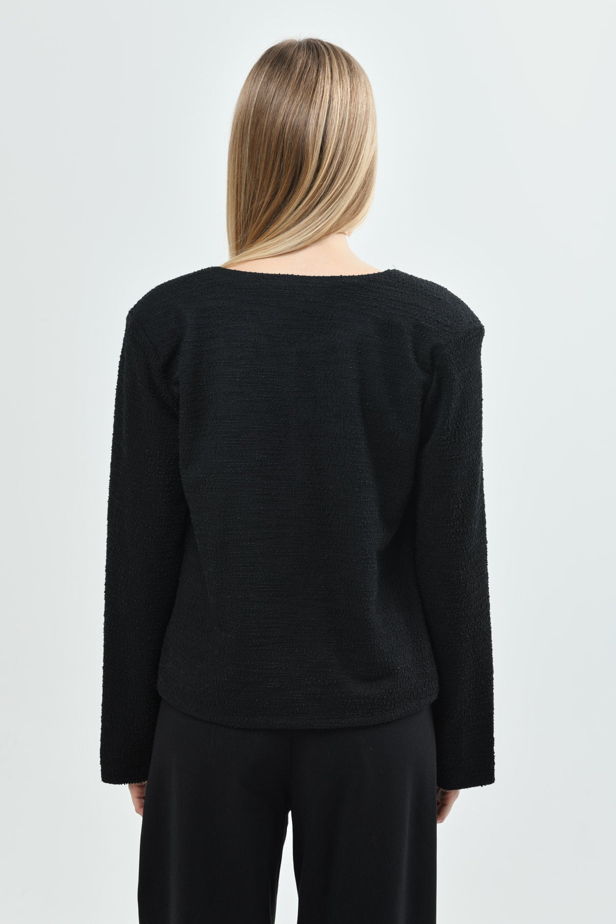Chaqueta Mujer Regular Negro