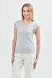 Sweater Mujer Regular Gris Claro