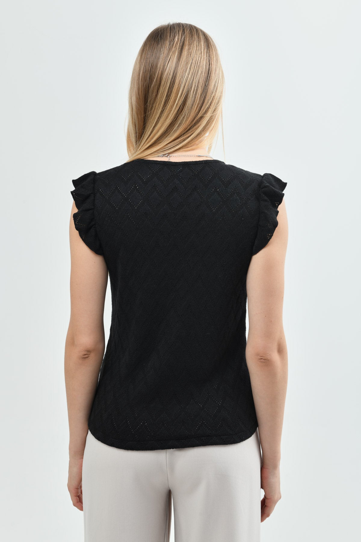 Sweater Mujer Regular Negro