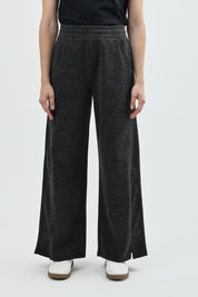 Pantalón Buzo Mujer Calce Recto Gris