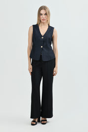 Chaqueta Mujer Slim Azul Oscuro