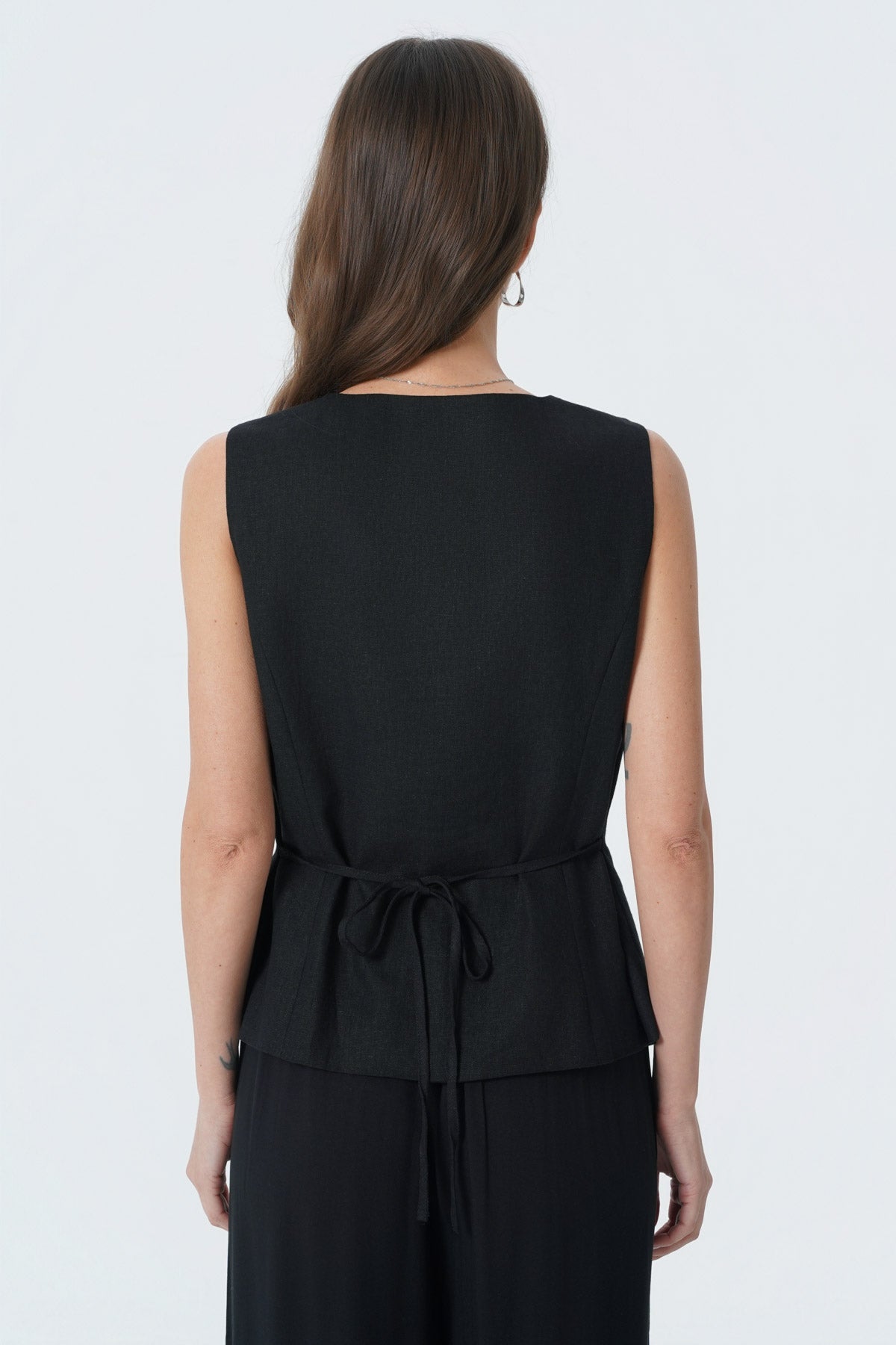 Blazer Regular Mujer Negro