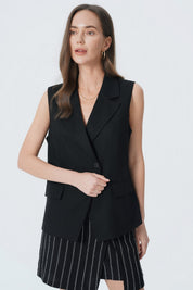 Blazer Slim Mujer Negro
