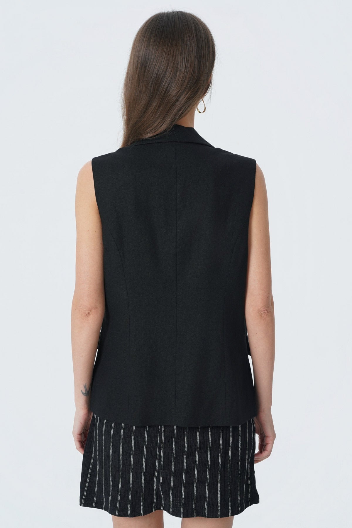 Blazer Slim Mujer Negro