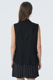 Blazer Slim Mujer Negro
