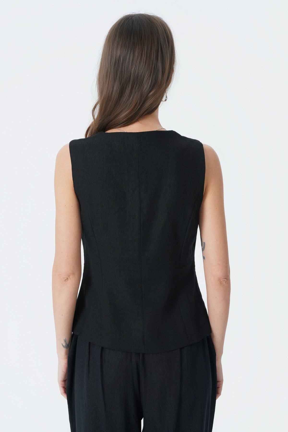 Blazer Regular Mujer Negro