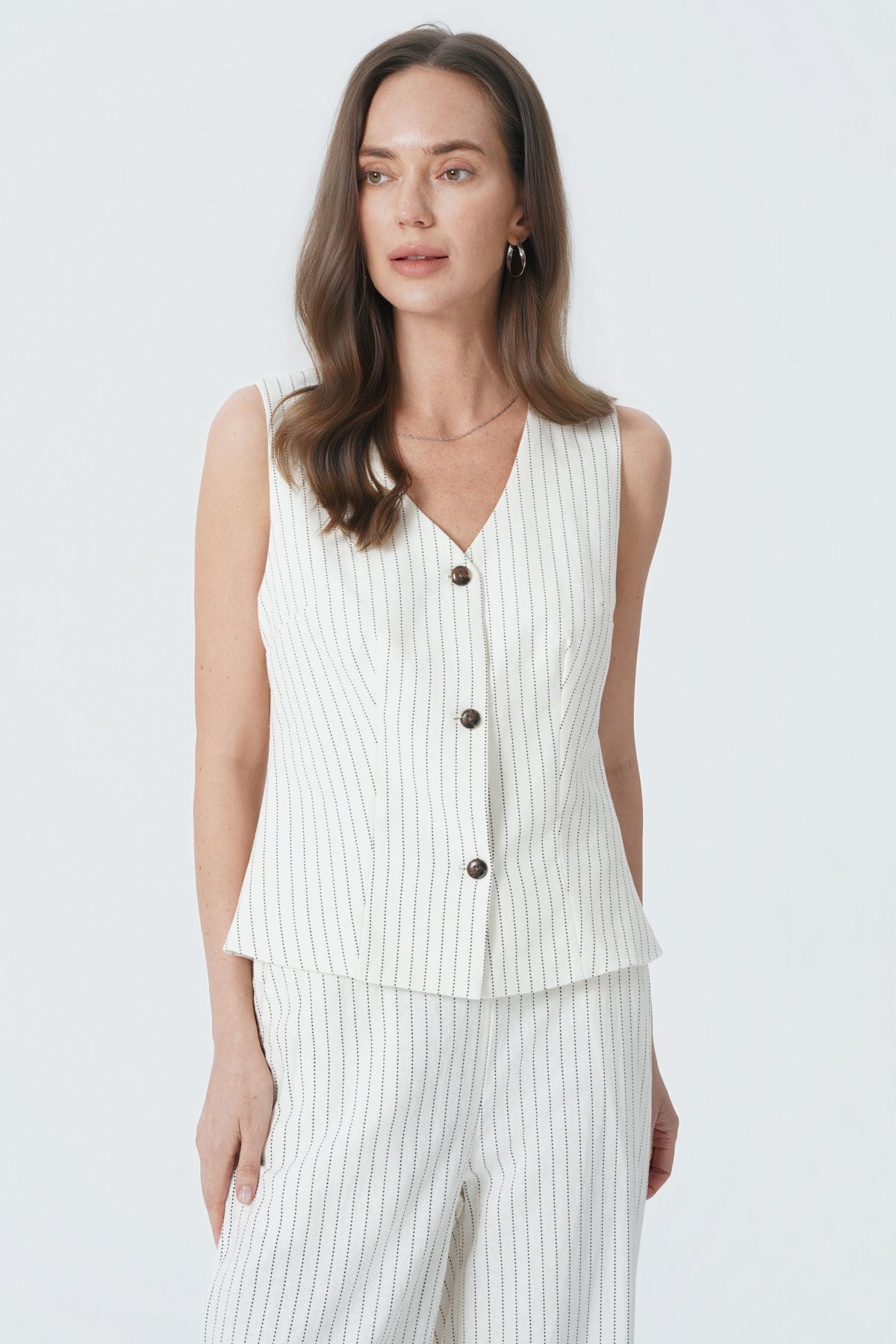 Blazer Regular Mujer Blanco