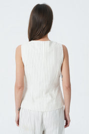 Blazer Regular Mujer Blanco