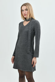 Vestido Mujer Casual Gris