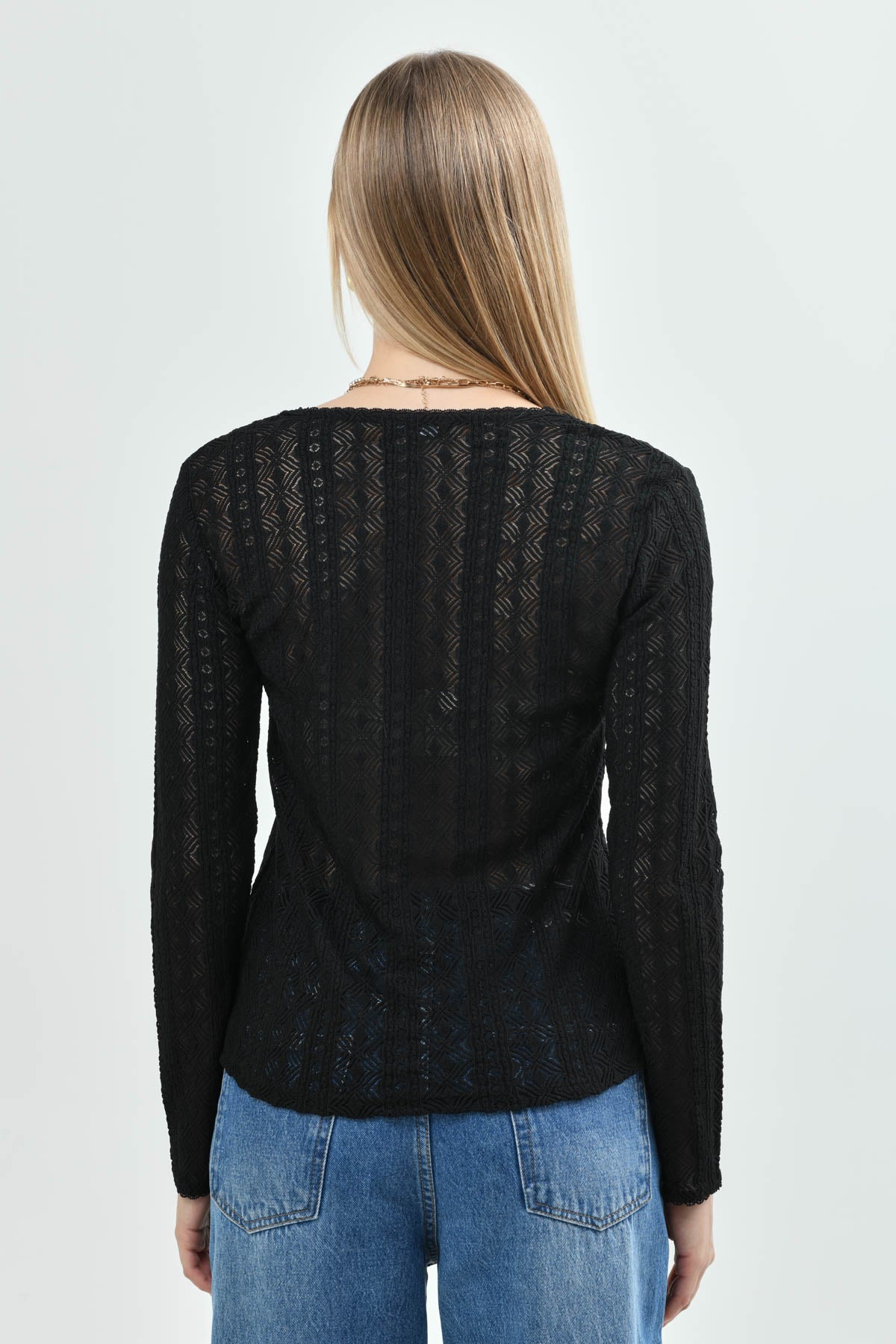 Polera Mujer Slim Negro