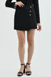 Falda Mujer Falda Short Negro