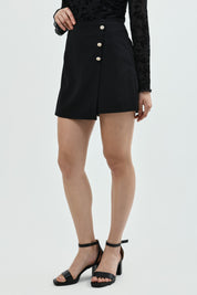 Falda Mujer Falda Short Negro