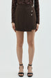 Falda Mujer Falda Short Chocolate
