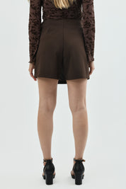 Falda Mujer Falda Short Chocolate