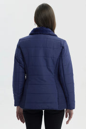 Parka Mujer Slim Azul
