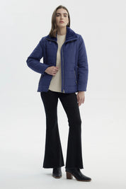 Parka Mujer Slim Azul