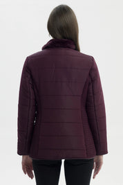 Parka Mujer Slim Rojo