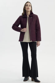 Parka Mujer Slim Rojo