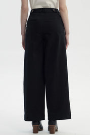 Pantalón Mujer Wide Leg Negro