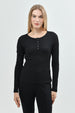 Polera Mujer Slim Fit Negro