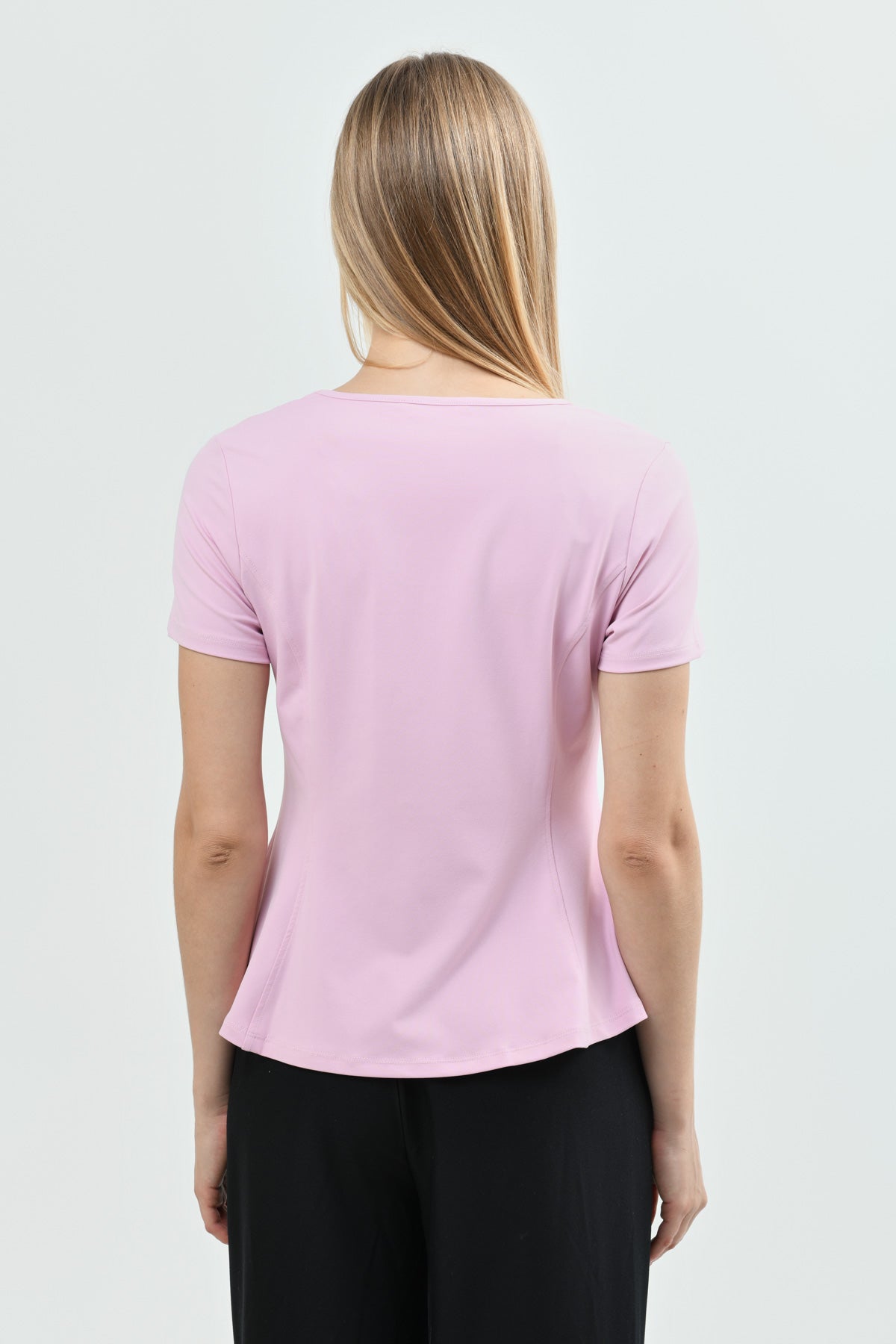 Polera Mujer Slim Fit Palo Rosa