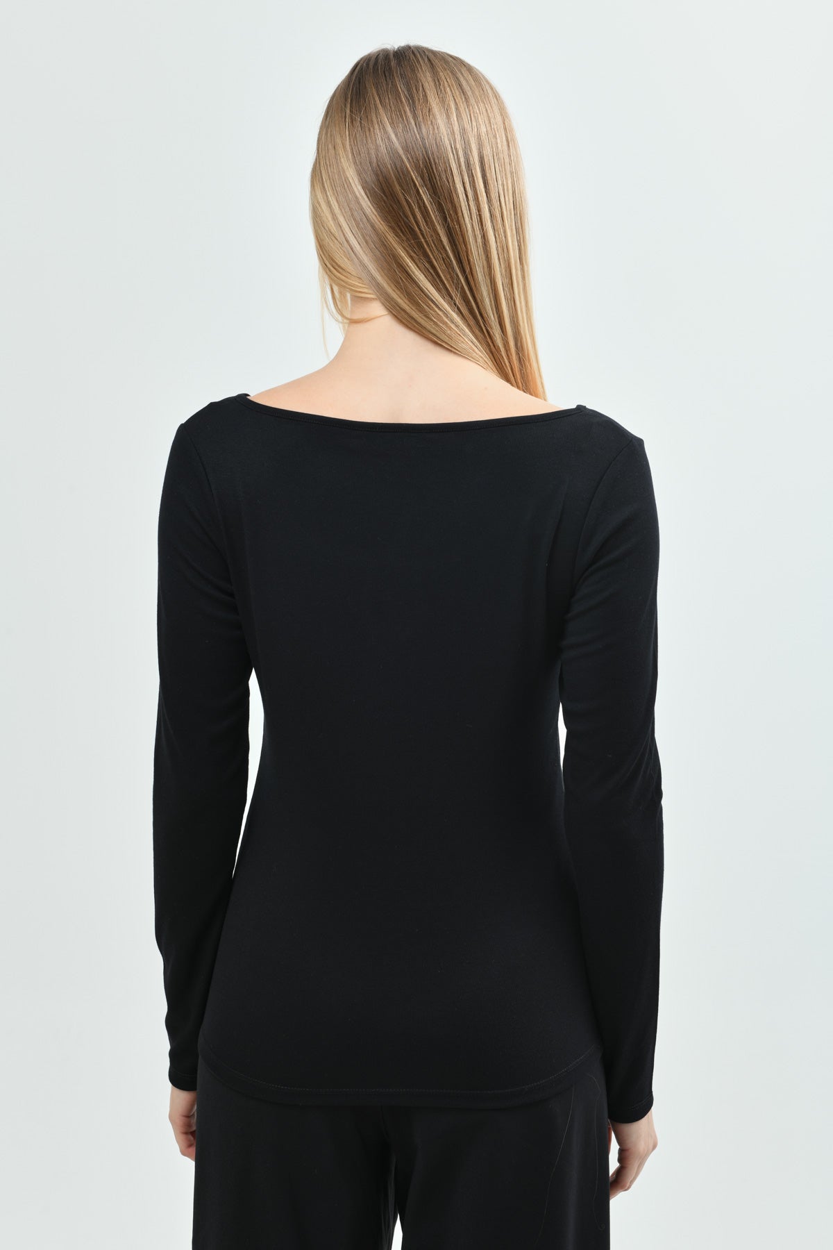 Polera Mujer Slim Negro