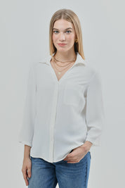 Blusa Loose Mujer Crudo