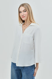 Blusa Loose Mujer Crudo