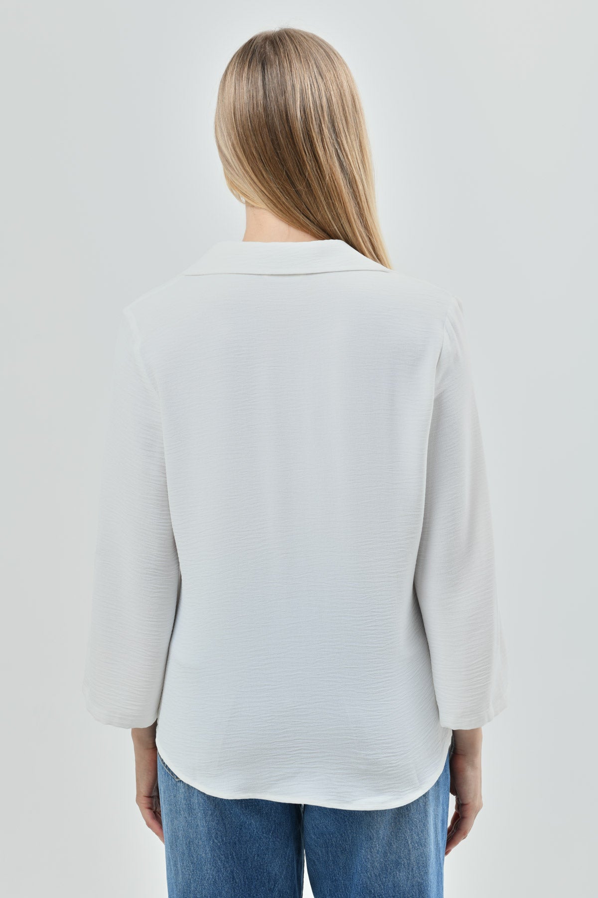 Blusa Loose Mujer Crudo