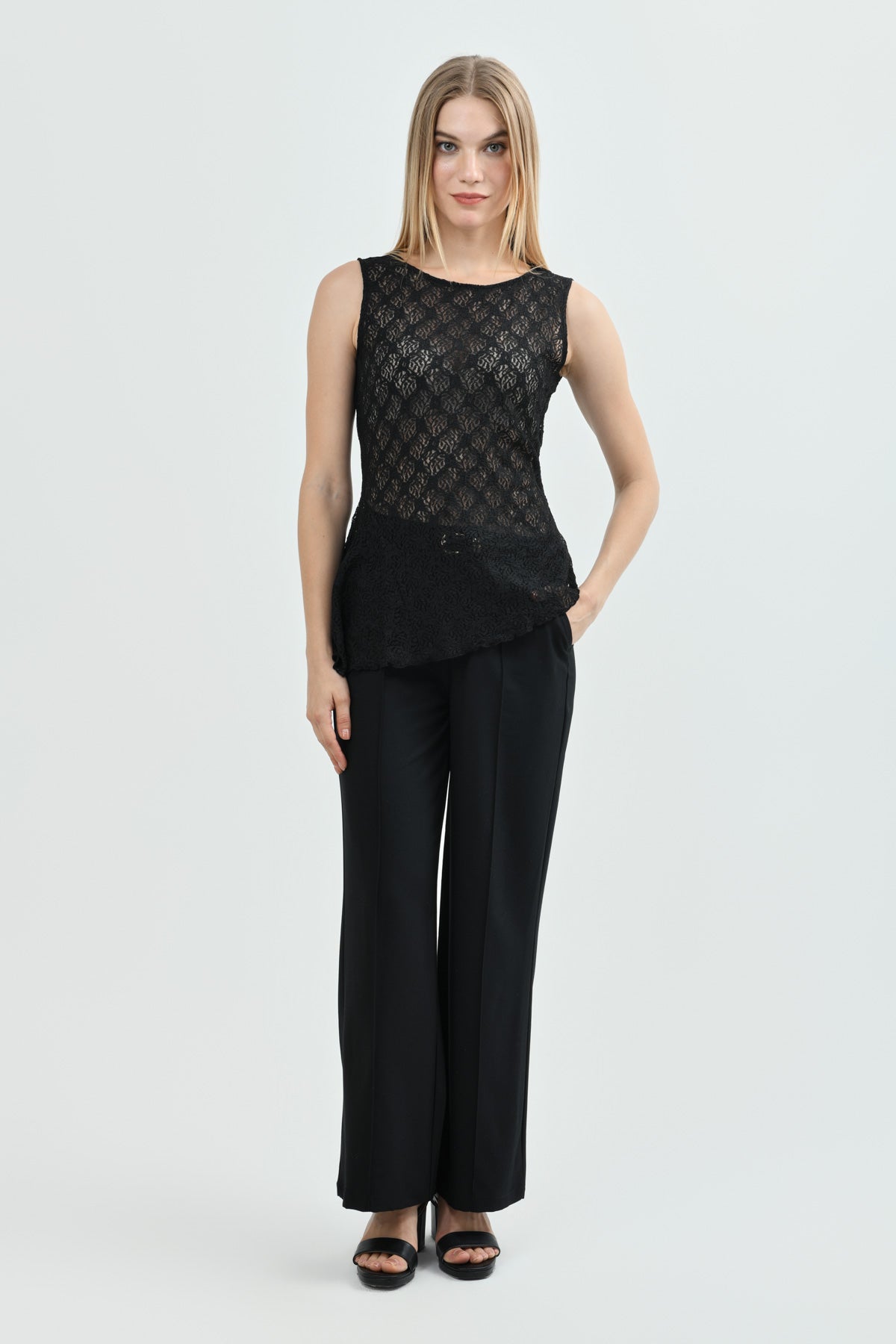 Polera Mujer Slim Negro