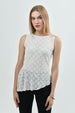 Polera Mujer Slim Crema