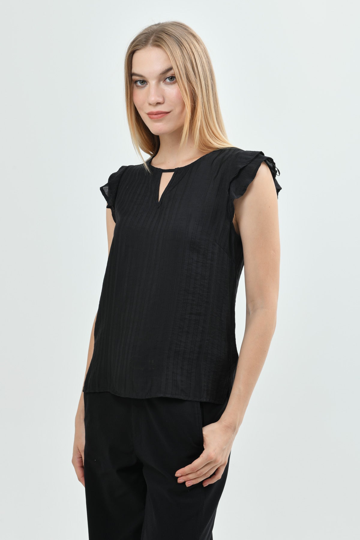 Blusa Mujer Regular Negro