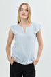 Blusa Mujer Regular Celeste Claro