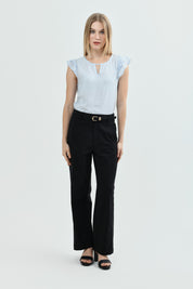Blusa Mujer Regular Celeste Claro