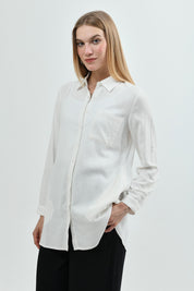 Blusa Loose Mujer Crudo