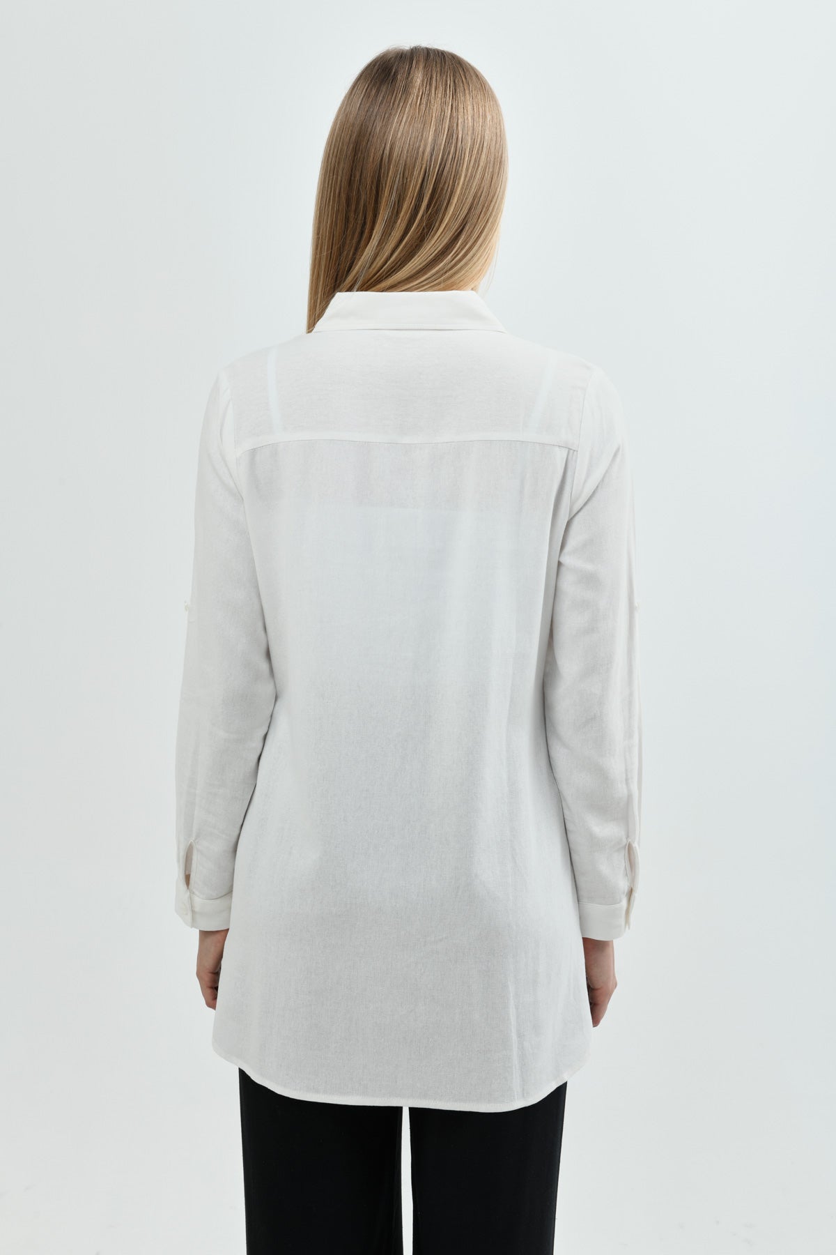 Blusa Loose Mujer Crudo