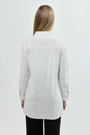 Blusa Loose Mujer Crudo
