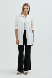 Blusa Loose Mujer Crudo