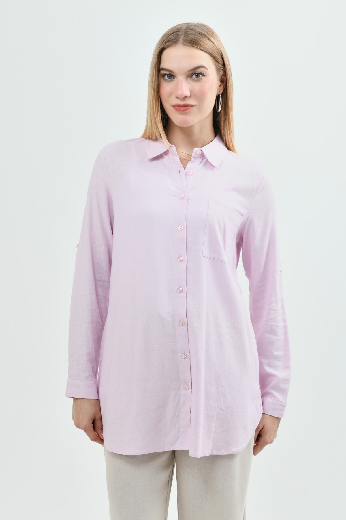 Blusa Loose Mujer Rosado