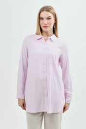 Blusa Loose Mujer Rosado