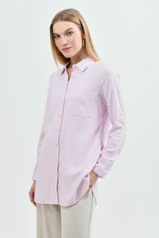 Blusa Loose Mujer Rosado