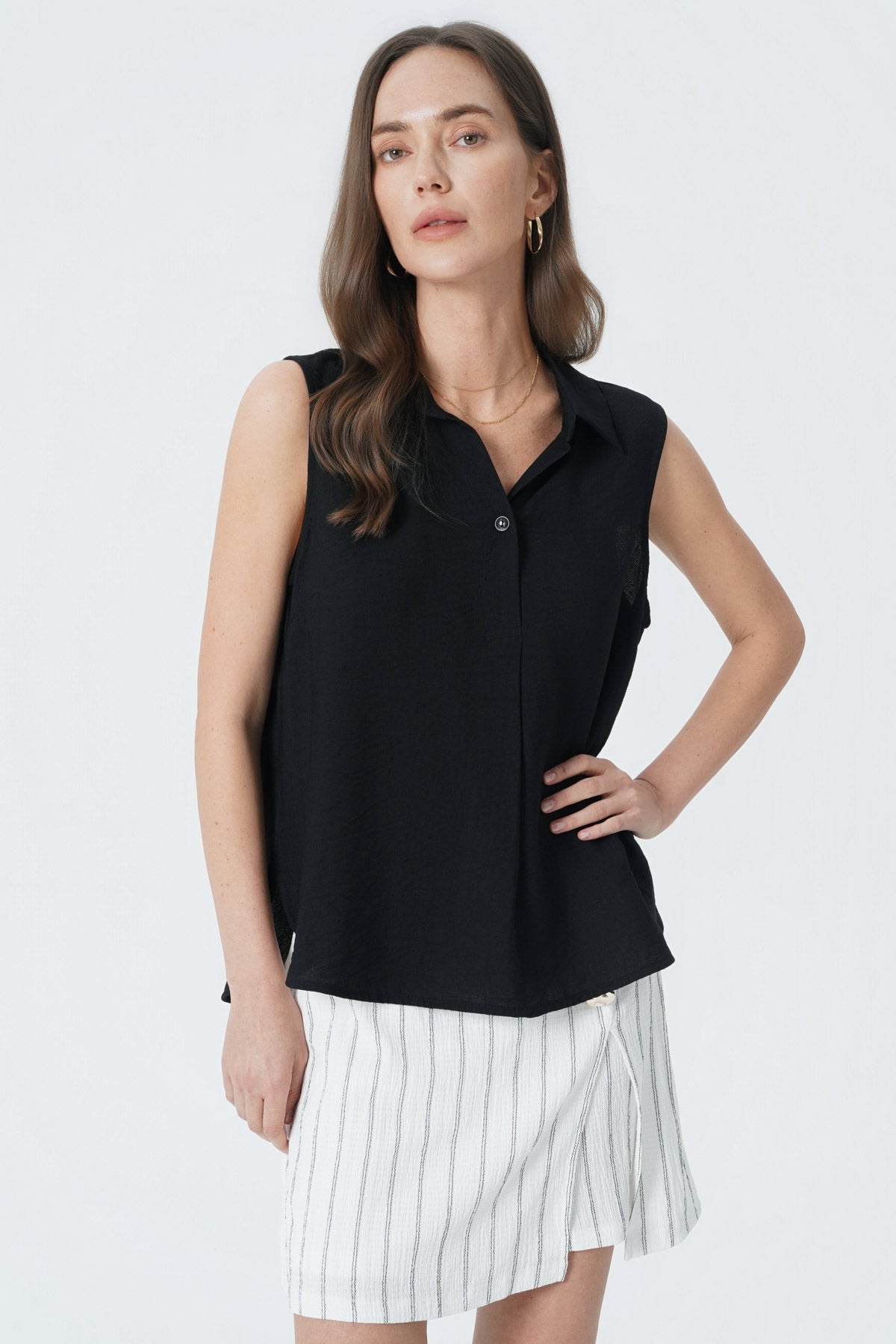 Blusa Regular Mujer Negro