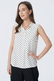 Blusa Regular Mujer Crema