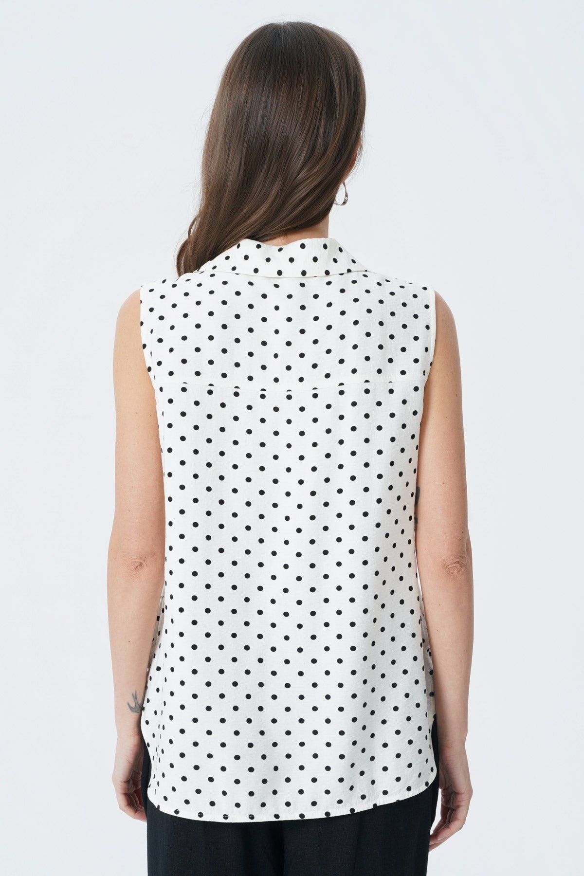 Blusa Regular Mujer Crema
