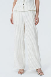 Pantalón Calce Recto Mujer Blanco
