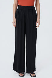 Pantalón Calce Recto Mujer Negro