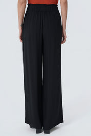 Pantalón Calce Recto Mujer Negro
