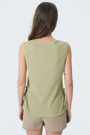 Polera Tight Mujer Verde Musgo