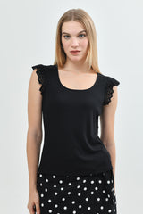 Polera Slim Mujer Negro
