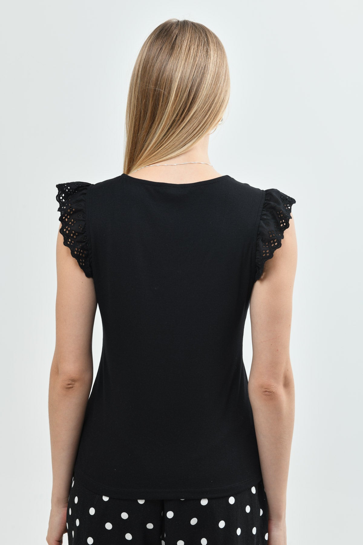 Polera Slim Mujer Negro